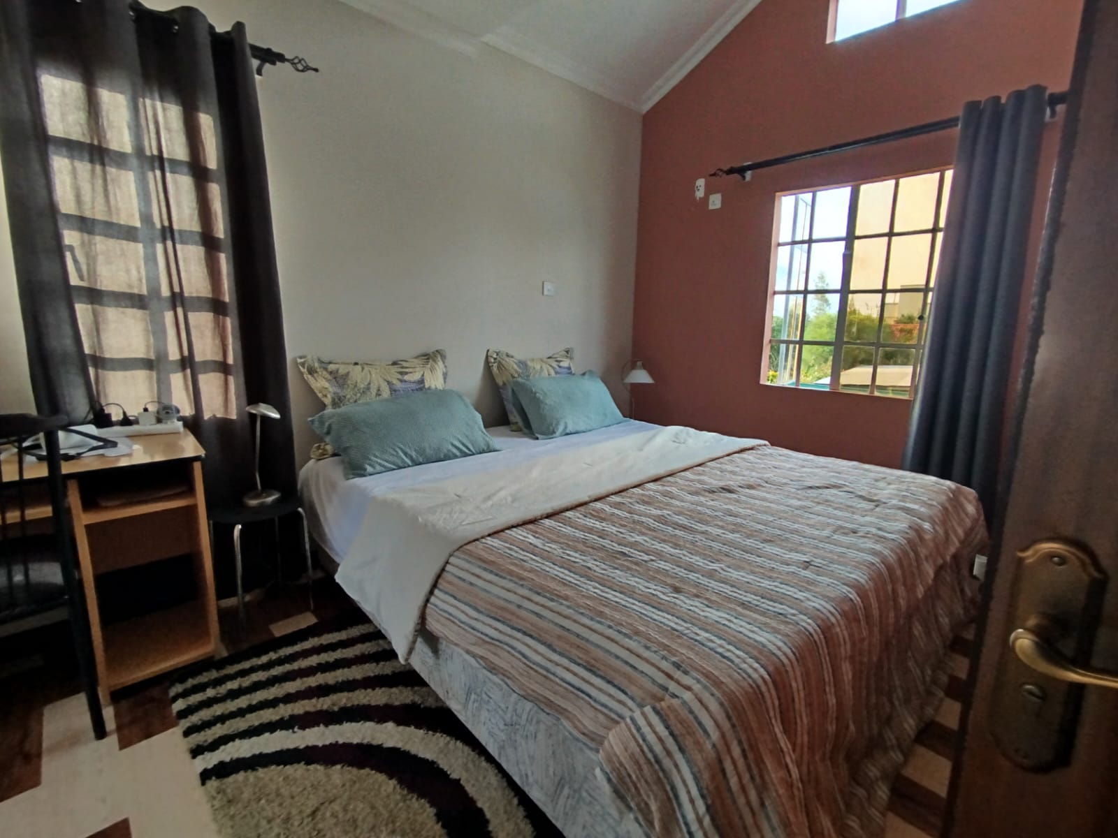 Upstairs master room bed